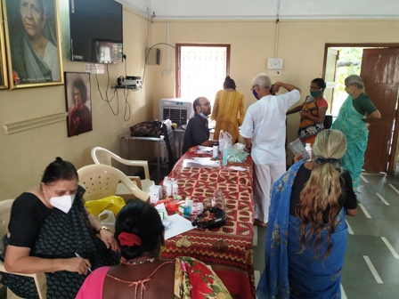 19 june 2021 Vrudhdhashram medical camp