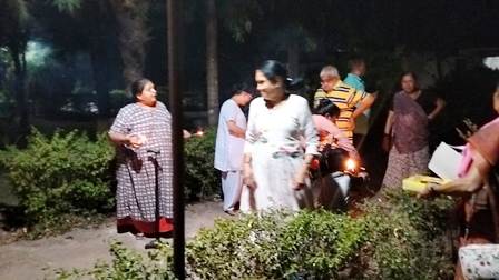 20 December 2023 Diwali celebration at old age home