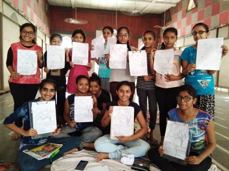 5 may 2019 girls dance and drawing