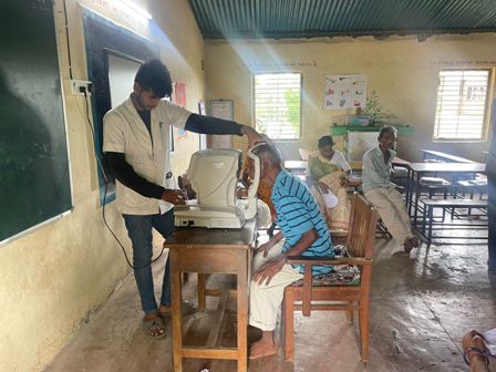 6 july 2023 medical checkup in ashram