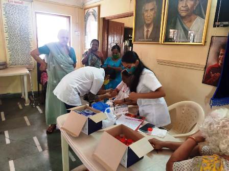 7 nov 2021 Vrudhdhashram medical camp