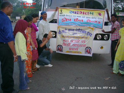  7th - 8th May people moving Shirdi, Saputara